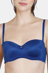 Zivame Marshmallow Padded Wired Low Demi Coverage Strapless - Navy — thumbnail 6